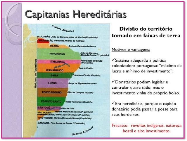  VÍDEOS - CAPITANIAS HEREDITÁRIAS