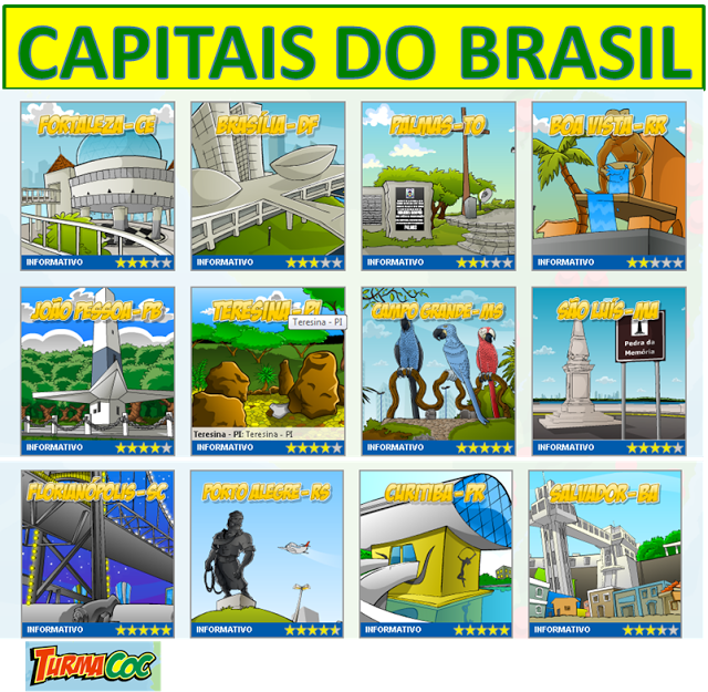   ESPECIAL TURMA COC - CAPITAIS DO BRASIL