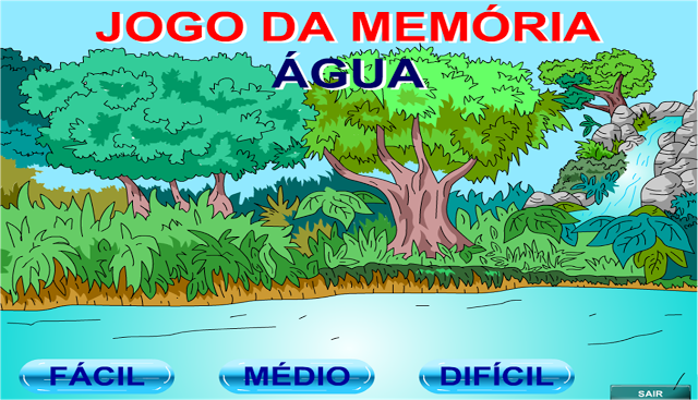  JOGO DA MEMÓRIA - ÁGUA