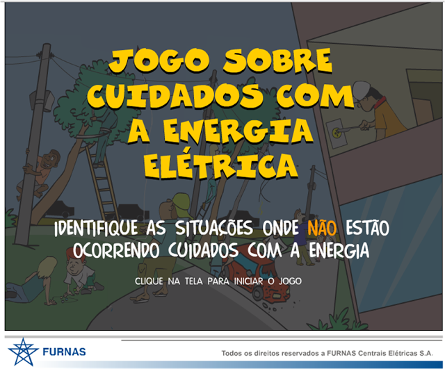  FURNAS - JOGO CUIDADOS COM A ENERGIA ELÉTRICA