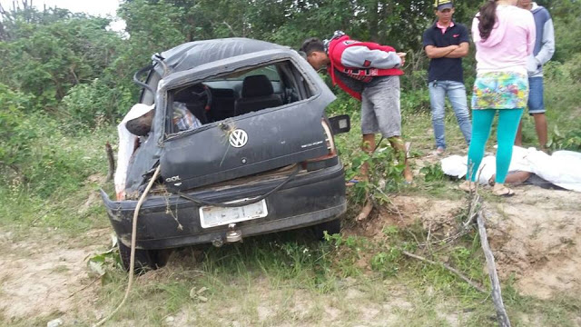 Acidente com três vitimas fatais em santa rosa na Paraíba 