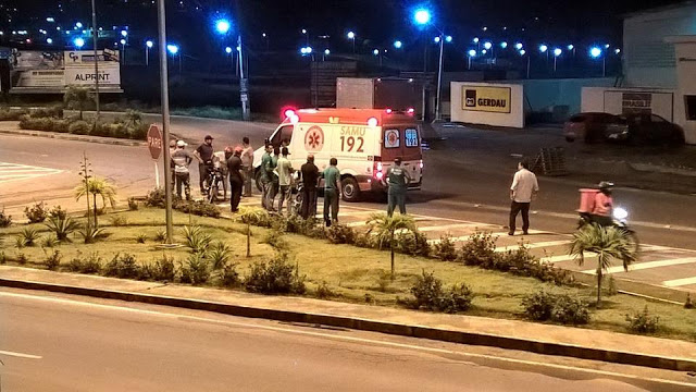 Acidente envolvendo duas motocicletas no trevo de Limoeiro-PE Nesta quarta-feira 11-05-2016