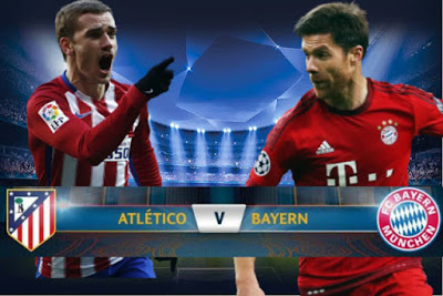 Horário do jogo  Atlético de Madri X Bayern 27 de Abril 27-04-2016