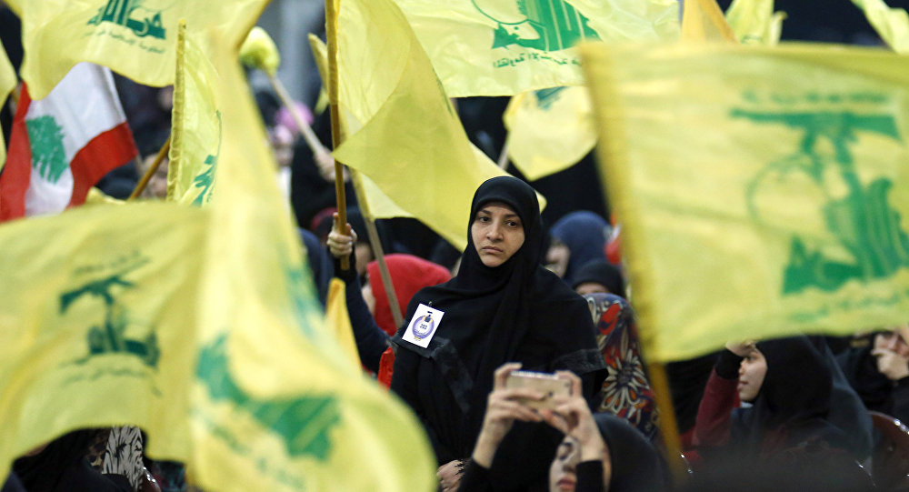 Membros do movimento Hezbollah