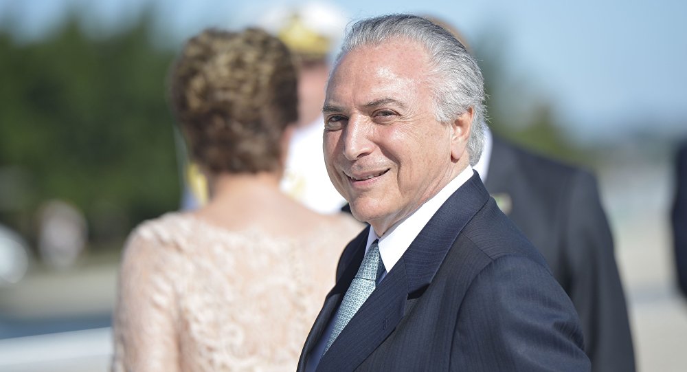 Michel Temer, presidente interino do Brasil