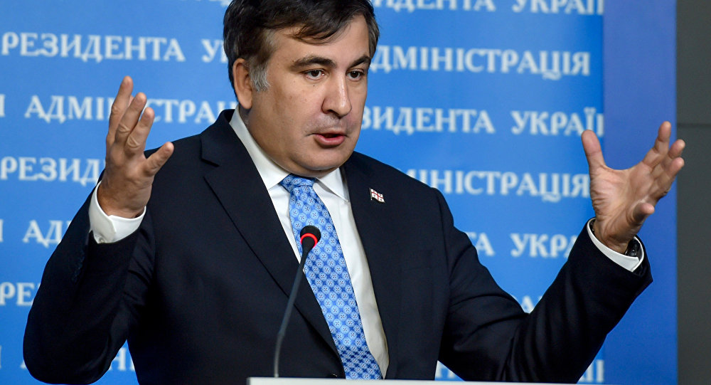 Mikheil Saakashvili. Atual governador da região de Odessa, ex-presidente da Geórgia.