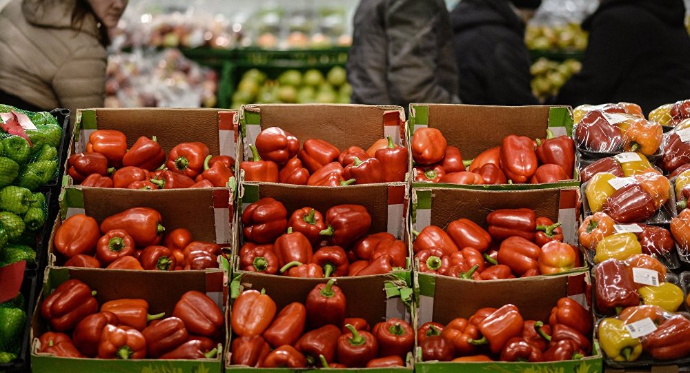 Supermercado em Veliky Novgorod, na Rússia