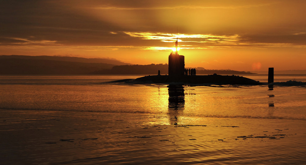 Um submarino do Reino Unido. Foto de arquivo