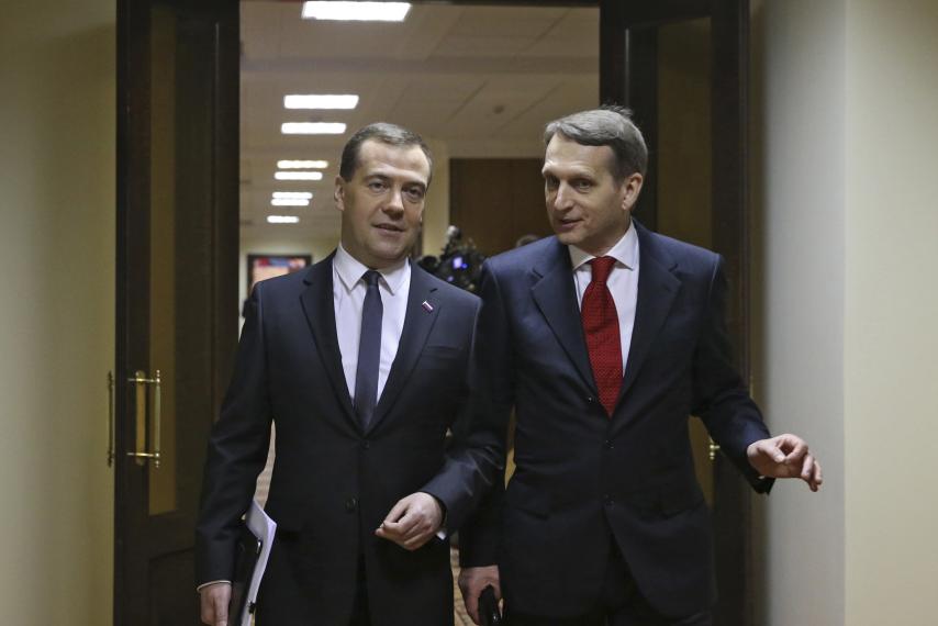 Medvedev and Naryshkin