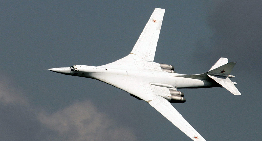 Um bombardeiro estratégico Tu-160