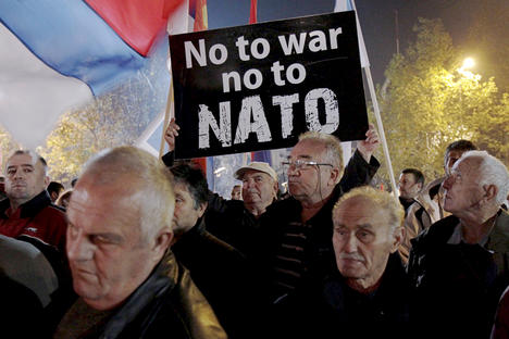 anti-NATO protest