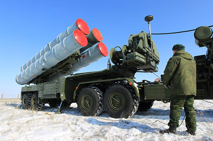 Sistema antiaéreo S-400.