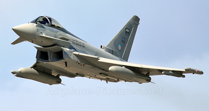 Typhoon T2 of the RSAF 10th Squadron. The 10th Squadron is being equipped with T2 and T3As currently.