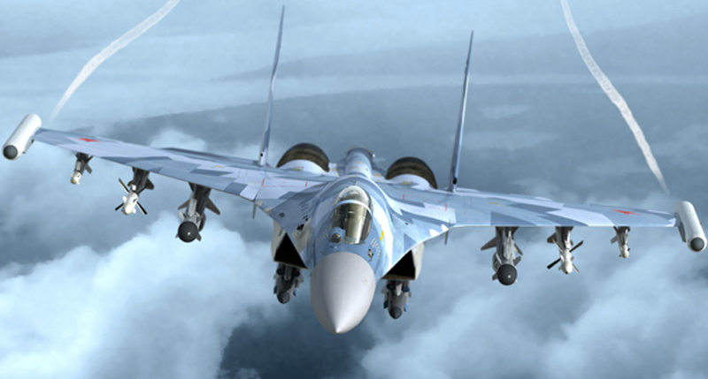 The latest generation Su-35. Its presence in Syria is a clear signal of Russia’s resolve.