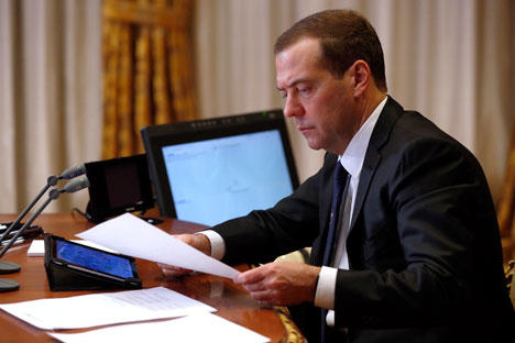 Prime Minister Dmitry Medvedev