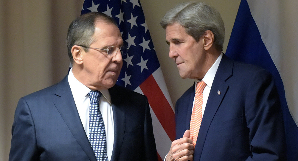 Russian Foreign Affairs' Minister Sergei Lavrov's meeting with U.S. Secretary of State John Kerry