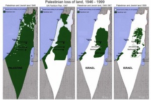 Israel ocupando criminosamente a Palestina