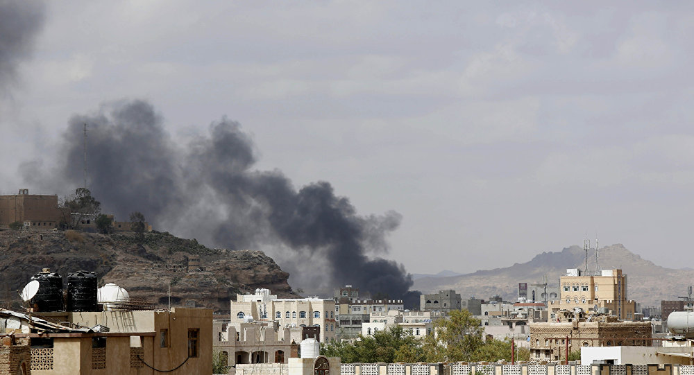 As sequências de ataque aéreo saudita no Iêmen