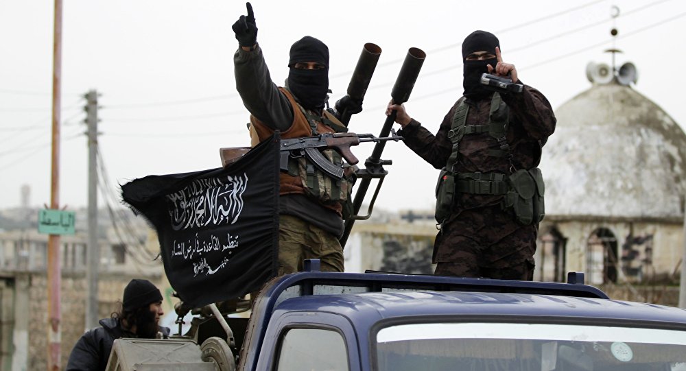 Os militantes da Frente Nusra da Al Qaeda
