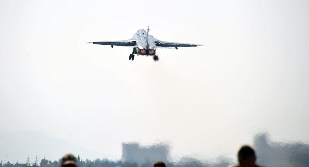 Aviação russa na base Hmeymim, na Síria