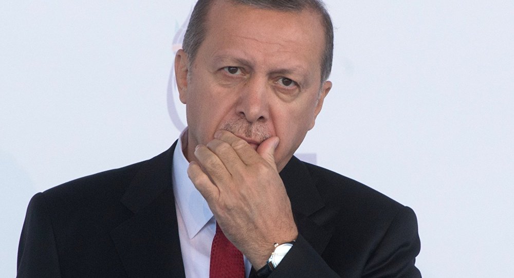 Presidente turco, Recep Tayyip Erdogan, durante cúpula do G20 em 15 de novembro na Turquia