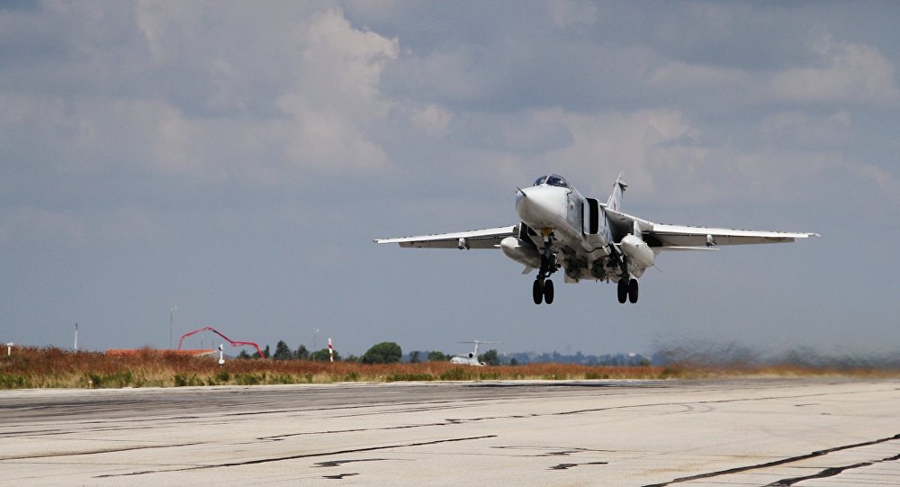 Russian military aviation at Khmeimim airbase in Syria