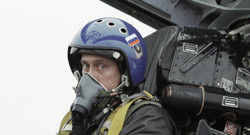 Vladimir Putin em caça Su-27