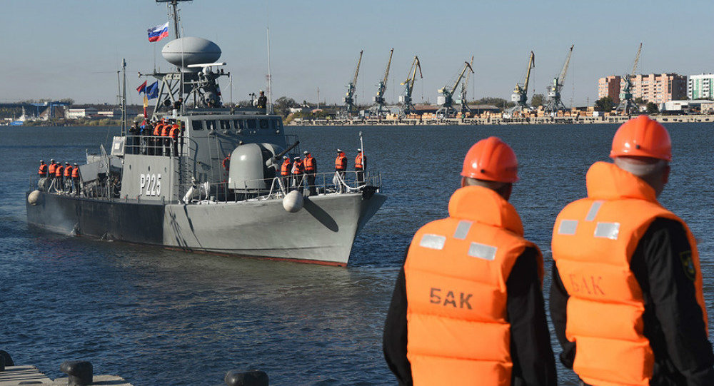 Navios iranianos em Astrakhan