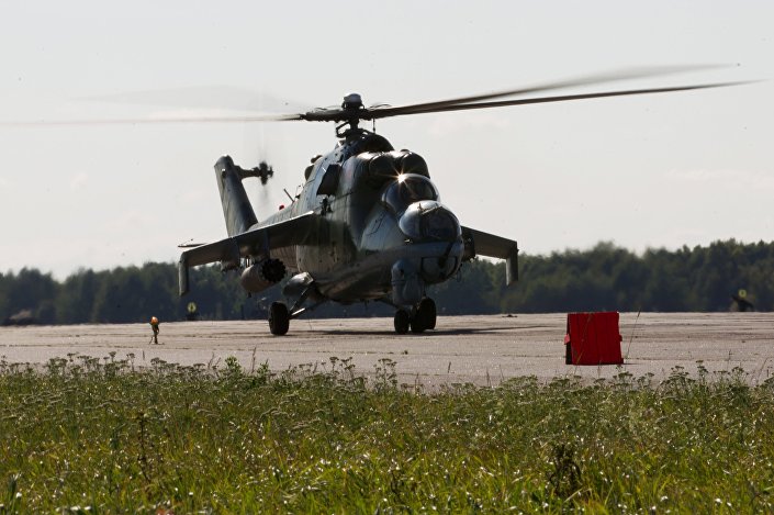 Helicóptero russo Mi-24