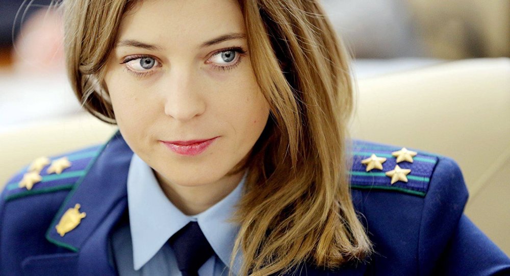 A procuradora geral da Crimeia, Natalia Poklonskaya