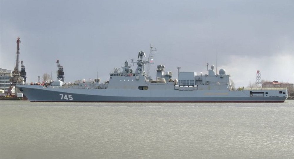 A sofisticada fragata russa Admiral Grigorovich do projeto 11356