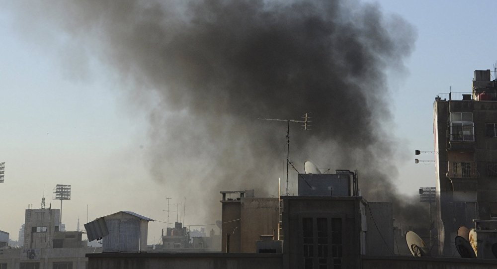 Damasco após bombardeio