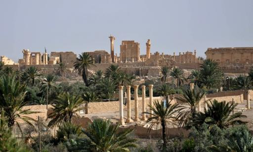 As ruínas históricas da cidade síria de Palmira foram alvos de ataques do grupo Estado Islâmico nas últimas semanas