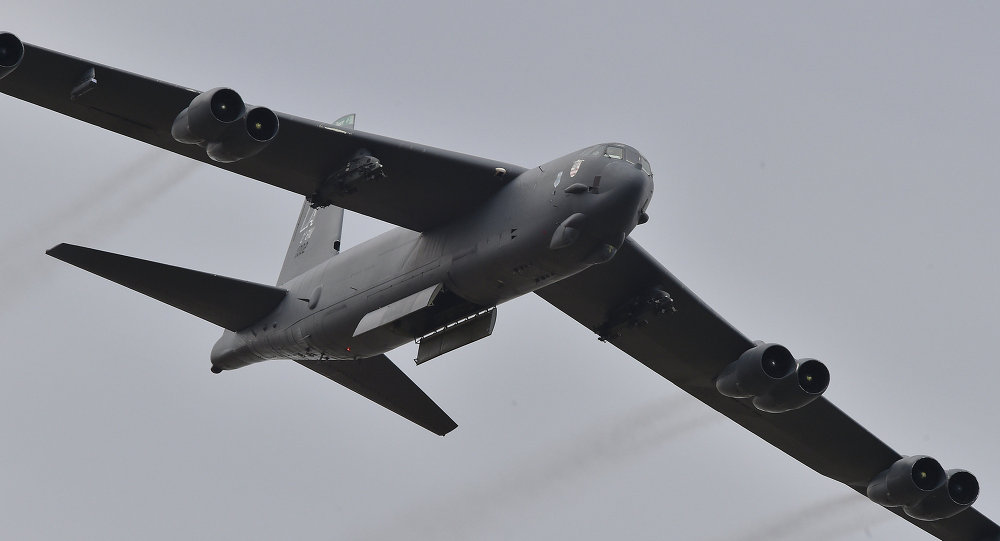 A US Air Force B-52 bomber