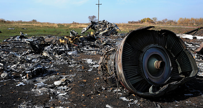 Destroços do voo MH17 da Malaysian Airlines