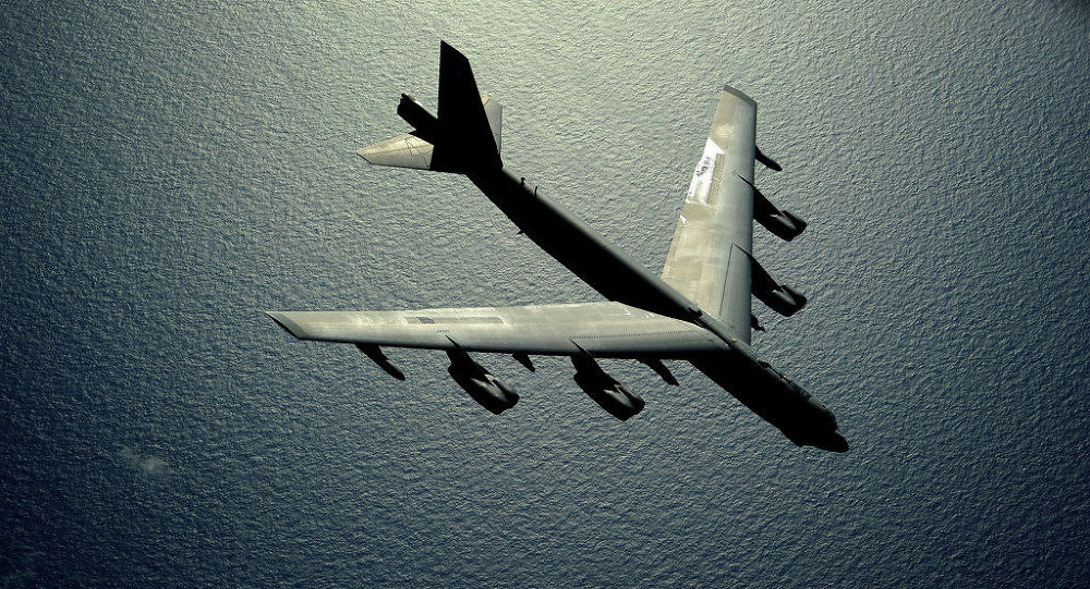 Bombardeiro estratégico americano B-52 Stratofortress