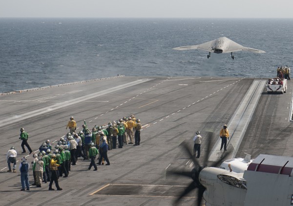 George H.W. Bush is conducting training operations in the Atlantic Ocean.