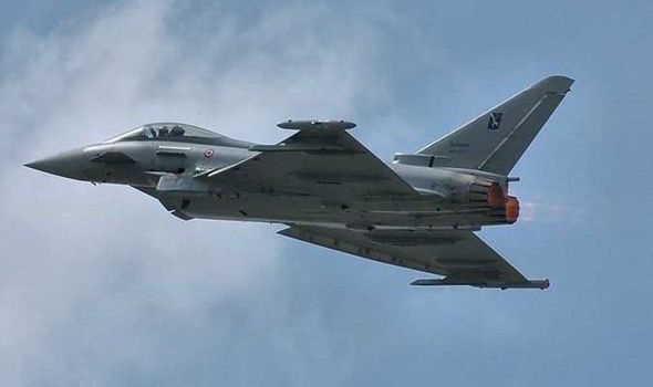 Jet Força Aérea Italiana Typhoon