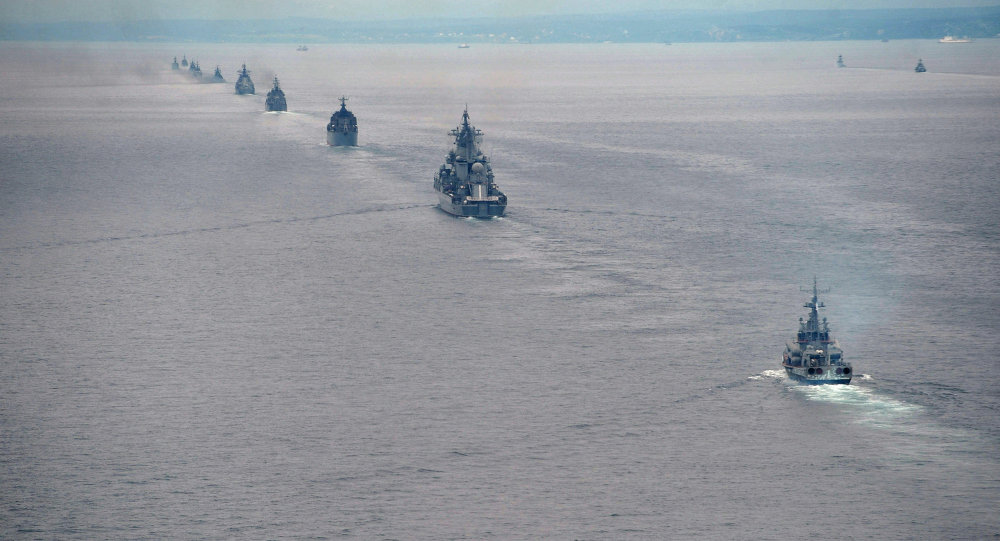 Mais de 20 navios de guerra russos saíram ao mar Báltico para manobras