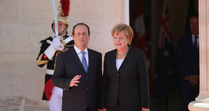 Merkel e Hollande