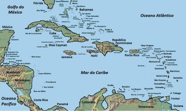 mapa-do-mar-do-caribe