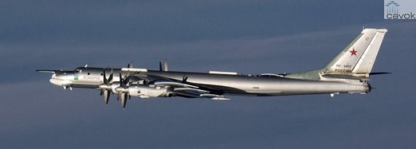 Aeronave Tu-95 Bear da Força Aérea Russa foi o modelo de aeronave mais presente durante as intereceptações pelos finlandeses. (Foto: Força Aérea Finlandesa)