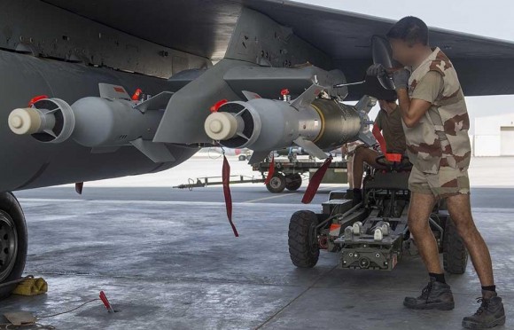 Primeiro ataque Rafale ao EI no Iraque - foto Min Def França