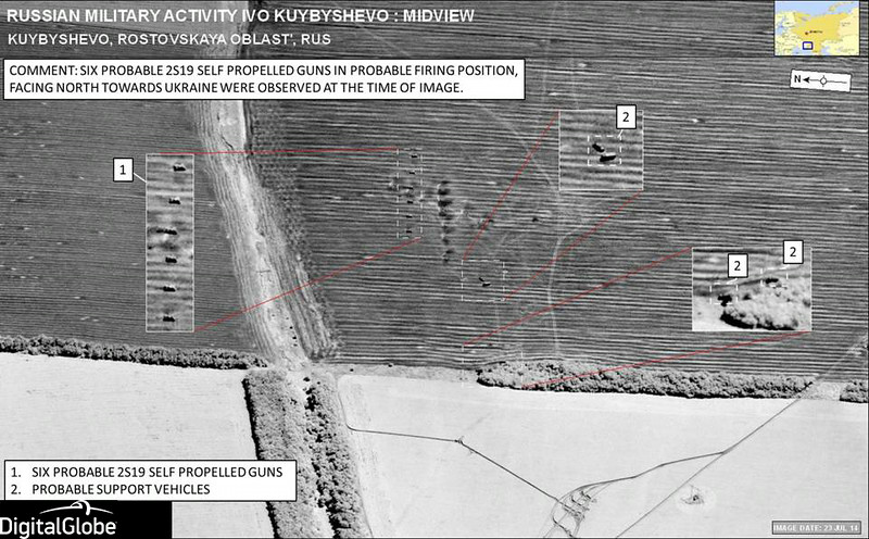 NATO releases satellite imagery showing Russian combat troops inside Ukraine